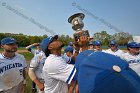 Baseball vs Babson  Wheaton College Baseball players celebrate their victory over Babson to win the NEWMAC Championship for the third year in a row. - (Photo by Keith Nordstrom) : Wheaton, baseball, NEWMAC